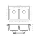 Ver imagem 2 de Cuba de Cozinha em Quartzo Schock By Arell 202v Cinza