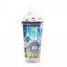 Copo Decorativo com Canudo e Luz Led Astronauta 460ml - 2