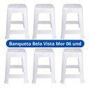 Ver imagem 2 de Banqueta Plástica Bela Vista Suporta até 120 Kg Mor 06 Und