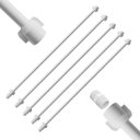 Ver imagem 1 de Engate Mangueira Flexível para Descarga 40cm X 1/2" Branco | Astra| Kit 05 Un