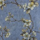 Ver imagem 1 de Papel de Parede Floral Azul Vinilico Lavável+ Cola Inclusa