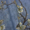 Ver imagem 2 de Papel de Parede Floral Azul Vinilico Lavável+ Cola Inclusa