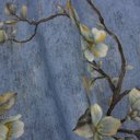 Ver imagem 2 de Papel de Parede Floral Azul Vinilico Lavável+ Cola Inclusa