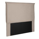 Ver imagem 2 de Cabeceira Decorativa King Size 1,95m Trento Suede Bege - Gran Belo
