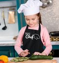 Ver imagem 1 de Avental Infantil Mini Chef - Estilo, Proteção para Criançada Cor:Preto