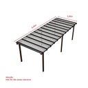 Ver imagem 5 de Kit Policarbonato Cristal 6mm 8,00m X 3,00m - Perfis Naturais