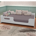 Ver imagem 4 de Cama Montessoriana Encanto Casal Grade Proteção Berço Decora