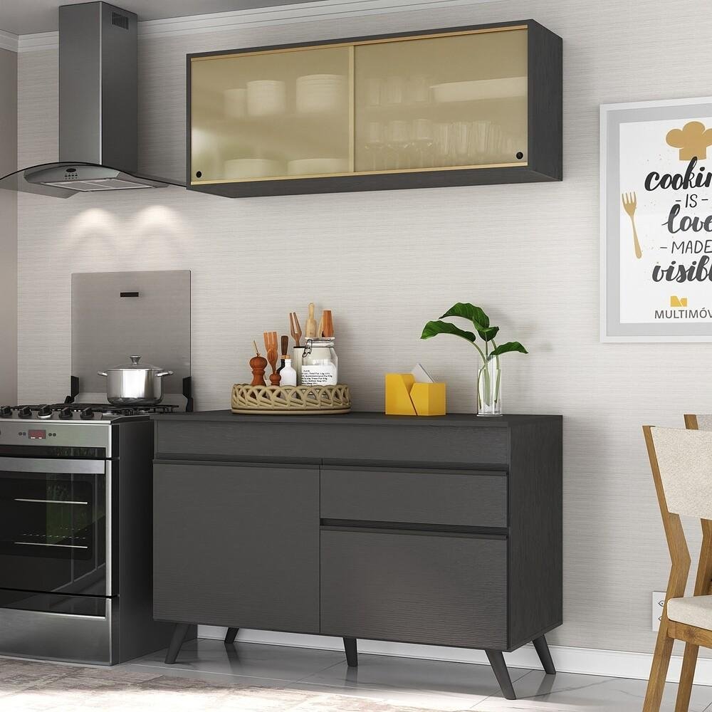 Armário de Cozinha Compacta 2 peças MP3688.895 Veneza Multimóveis