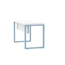 Ver imagem 6 de Mesa Escritório 1340x600x750mm M1340pe40tub Branco-azul Dali