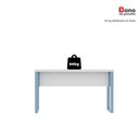 Ver imagem 4 de Mesa Escritório 1340x600x750mm M1340pe40tub Branco-azul Dali