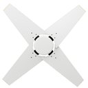 Ver imagem 1 de Ventilador de Teto Com Controle Remoto Natuvent Callis No Light 4 Pás Madeira Branco 220v