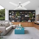 Ver imagem 4 de Ventilador de Teto Com Controle Remoto Natuvent Callis No Light 4 Pás Madeira Branco 220v