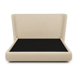 Cama Japonesa com Cabeceira Corea Seo Casal Linho Bege - Sallar Home - 1