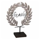 Ver imagem 1 de Placa Decorativa em Metal Family (Família) 47x37cm