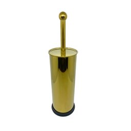Kit Lixeira Dourada Aço Inox Basculante 5l e Escova Sanitária France Fineza - 3