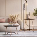 Ver imagem 4 de Conjunto 2 Mesa de Centro e Apoio Liz Sala Moderno - Preto