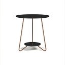 Ver imagem 5 de Conjunto 2 Mesa de Centro e Apoio Liz Sala Moderno - Preto