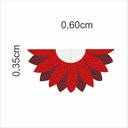 Ver imagem 2 de Capacho Flor Vermelha