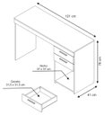 Ver imagem 5 de Mesa para Computador Office Opus Branco - MoveisAqui Notável