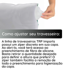 Kit 2 Travesseiros Cabra de Óculos Macio Confortável Antialérgico - 6