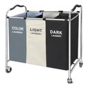 Ver imagem 3 de Cesto de Roupa Suja Separação 3 Cores