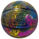 Ver imagem 3 de Bola Basquete Luminoso - Brilhante Reflexivo Holográfica Esporte Treinamento Crianças e Adultos