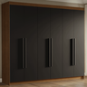 Guarda-roupa Casal 6 Portas Batentes Venus Madesa - 2
