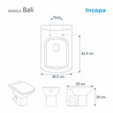 Ver imagem 6 de Tampa de Vaso Poliéster Bali Branco para Bacia Incepa