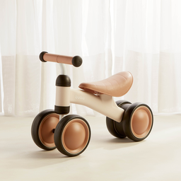 Bicicleta de Equilíbrio sem Pedal Andador Apoio Bege Buba - 3