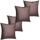 Ver imagem 1 de 4 Almofadas Cheias para Sofá Decorativas Impermeáveis Grande Marrom