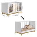 Ver imagem 4 de Quarto de Bebê Qencanto Slim Completo Qmovi Branco Acetinado