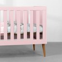 Ver imagem 4 de Berço Mini Cama Noah com Pés Retrô Mel - Rosa Abra Casa