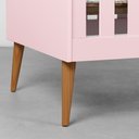 Ver imagem 5 de Berço Mini Cama Noah com Pés Retrô Mel - Rosa Abra Casa