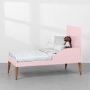 Ver imagem 3 de Berço Mini Cama Noah com Pés Retrô Mel - Rosa Abra Casa