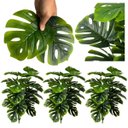 Ver imagem 4 de 2 Árvores Artificiais Costela de Adão Silicone Decorativo - Planta Grande Realista para Escritório