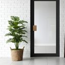 Ver imagem 7 de 2 Árvores Artificiais Costela de Adão Silicone Decorativo - Planta Grande Realista para Escritório