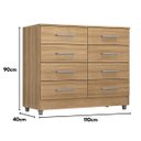 Ver imagem 5 de Comoda Raissa 8 Gav Teka Madrid