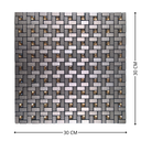 Ver imagem 2 de Pastilha Adesiva Aluminio Decoração Banheiro Cozinha Marrom