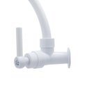 Ver imagem 4 de Torneira Cozinha Pia Parede Bica Móvel Branca Arejador Abs