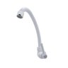 Torneira Cozinha Pia Parede Bica Móvel Branca Arejador Abs - 6