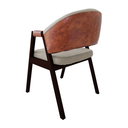 Ver imagem 3 de Cadeira de Jantar Madeira Maciça Hélen Compose Facto Ocre:bege Linho/castanho