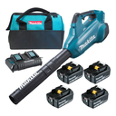 Ver imagem 1 de Soprador de Folhas Makita DUB362Z 36V Brushless com Bolsa 4 Baterias 5.0AH e Carregador