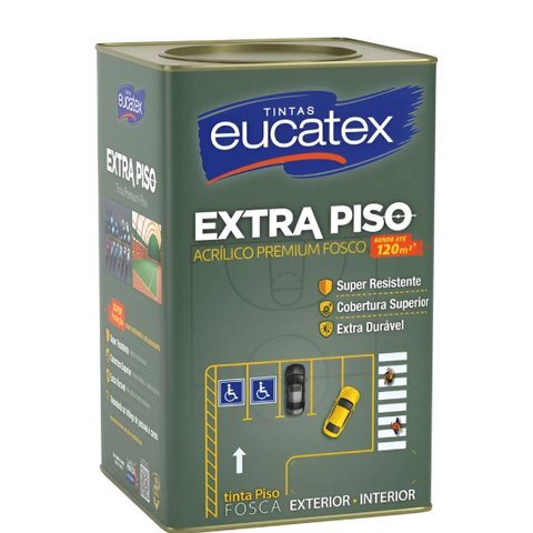 Tinta Piso 18lts Verde Fosco - Eucatex