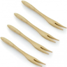 Conjunto 4 Garfos para Petisco de Bambu 18cm - 3