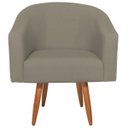 Ver imagem 5 de Kit 2 Poltronas Decorativa Jade Design Moderno Sala de Estar Quarto Escritório Confortável Luxo Pés