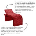 Ver imagem 5 de Maca Estofada Estética Cílios Regulável Spa Veludo Juliette:vermelho