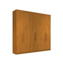 Ver imagem 2 de Guarda Roupa França 6 Portas e 4 Gavetas Conquista Cinamomo