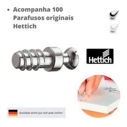 Kit Com 100 Dispositivo Vb 36/16 Cinza Para Chapa 15mm - 3