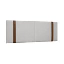 Ver imagem 2 de Painel Suspenso Cabeceira Dobrável Pietro para Cama Box Solteiro 90cm Boucle:bouclê Cinza Claro