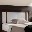 Ver imagem 7 de Painel Suspenso Cabeceira Dobrável Pietro para Cama Box Solteiro 90cm Boucle:bouclê Cinza Claro